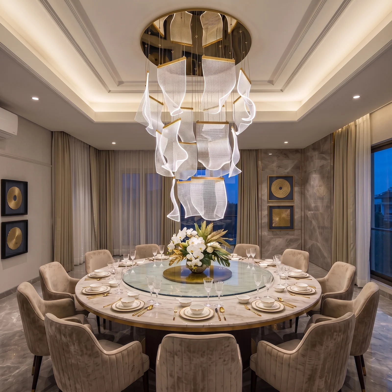 Custom Bespoke Chandelier for Hotel & Villa | SinWay Lighting Manufacturer
