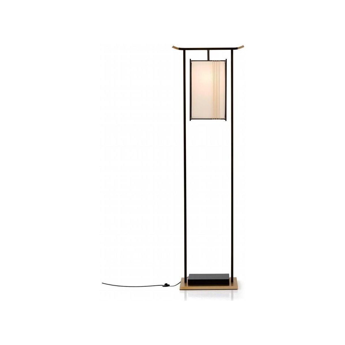 SinWay Floor-022 &middot; Natural marble and Spanish alabaster floor lamp