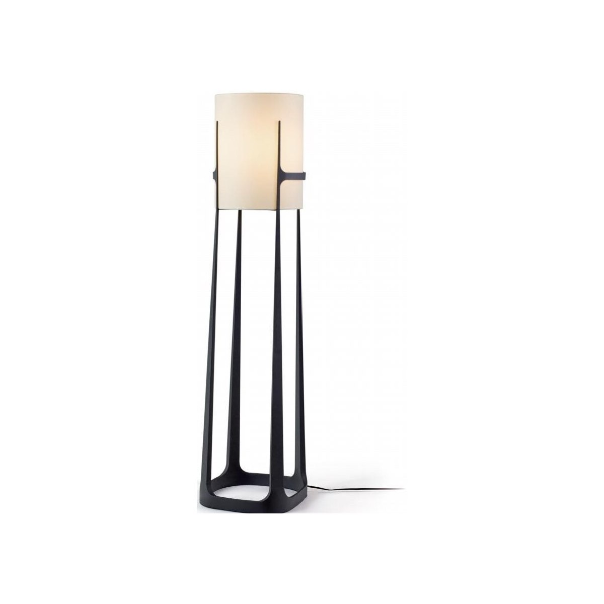 SinWay Floor-015 &middot; Natural marble and Spanish alabaster floor lamp