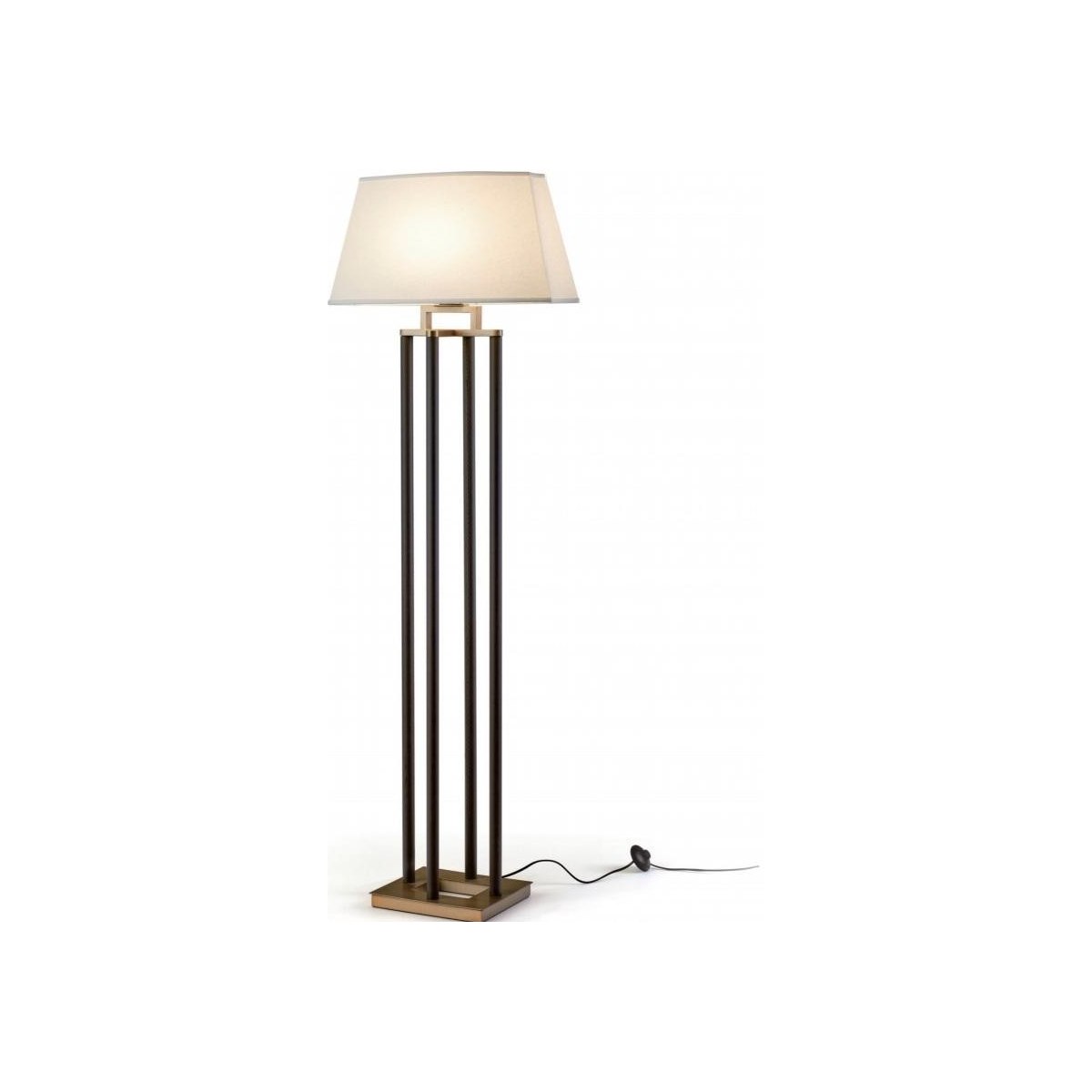 SinWay Floor-014 &middot; Natural marble and Spanish alabaster floor lamp