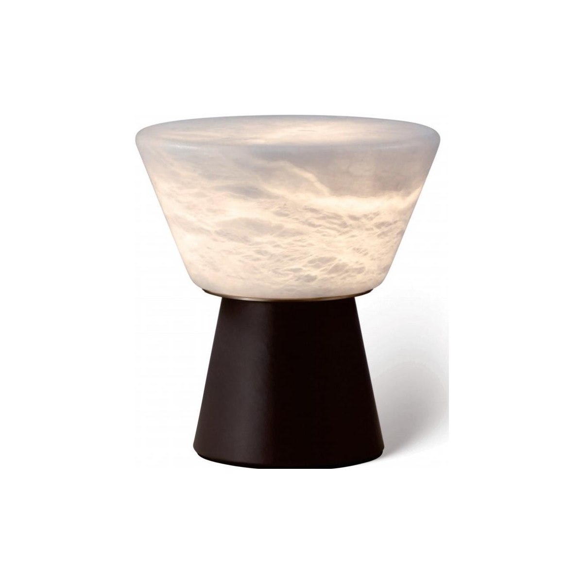 SinWay Table-069 &middot; Natural marble and Spanish alabaster table lamp