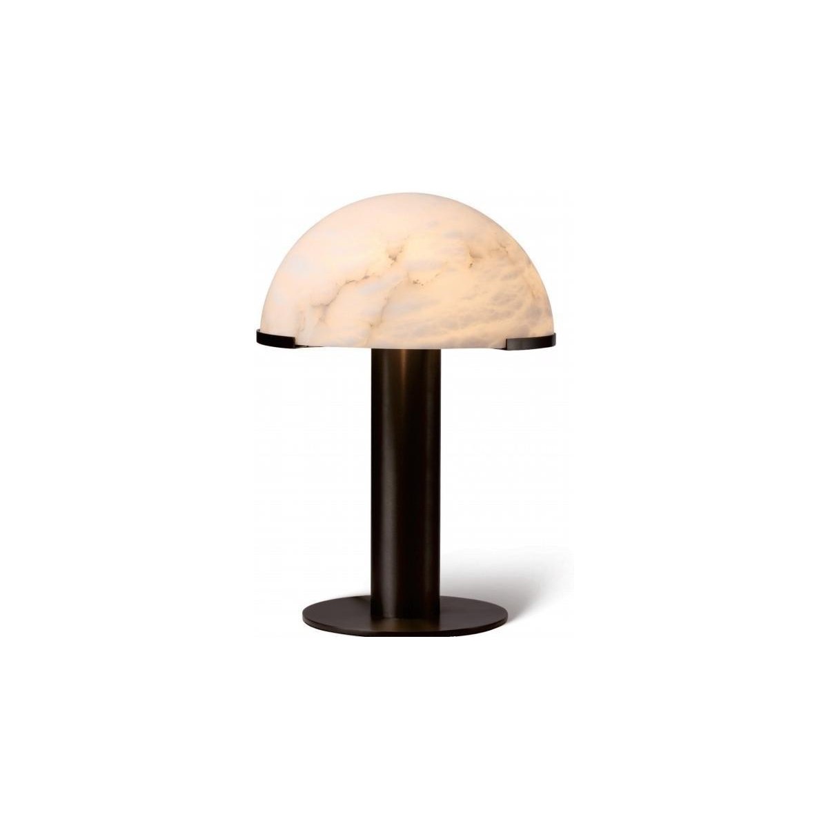 SinWay Table-056 &middot; Natural marble and Spanish alabaster table lamp