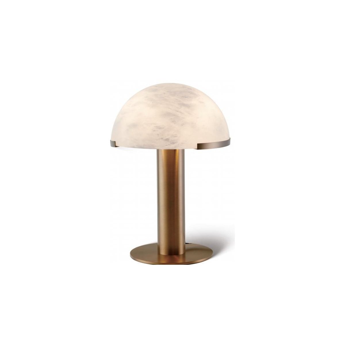 SinWay Table-057 &middot; Natural marble and Spanish alabaster table lamp