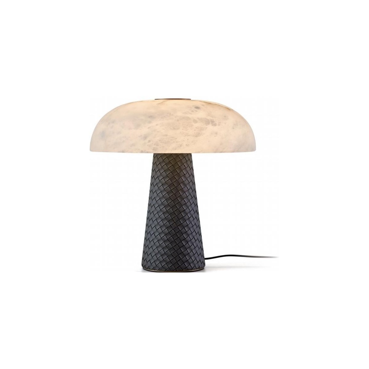 SinWay Table-032 &middot; Natural marble and Spanish alabaster table lamp