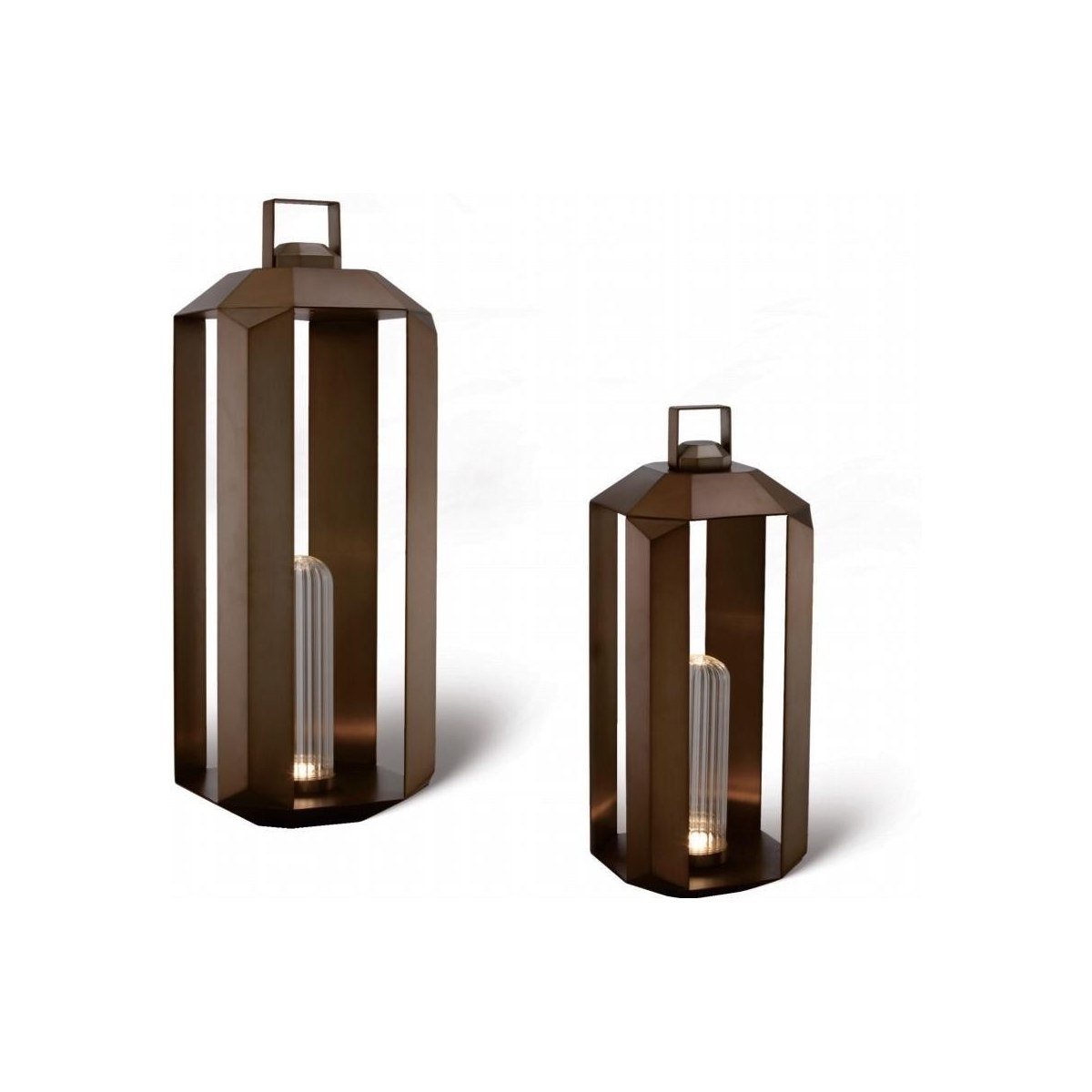 SinWay Table-019 &middot; Natural marble and Spanish alabaster table lamp