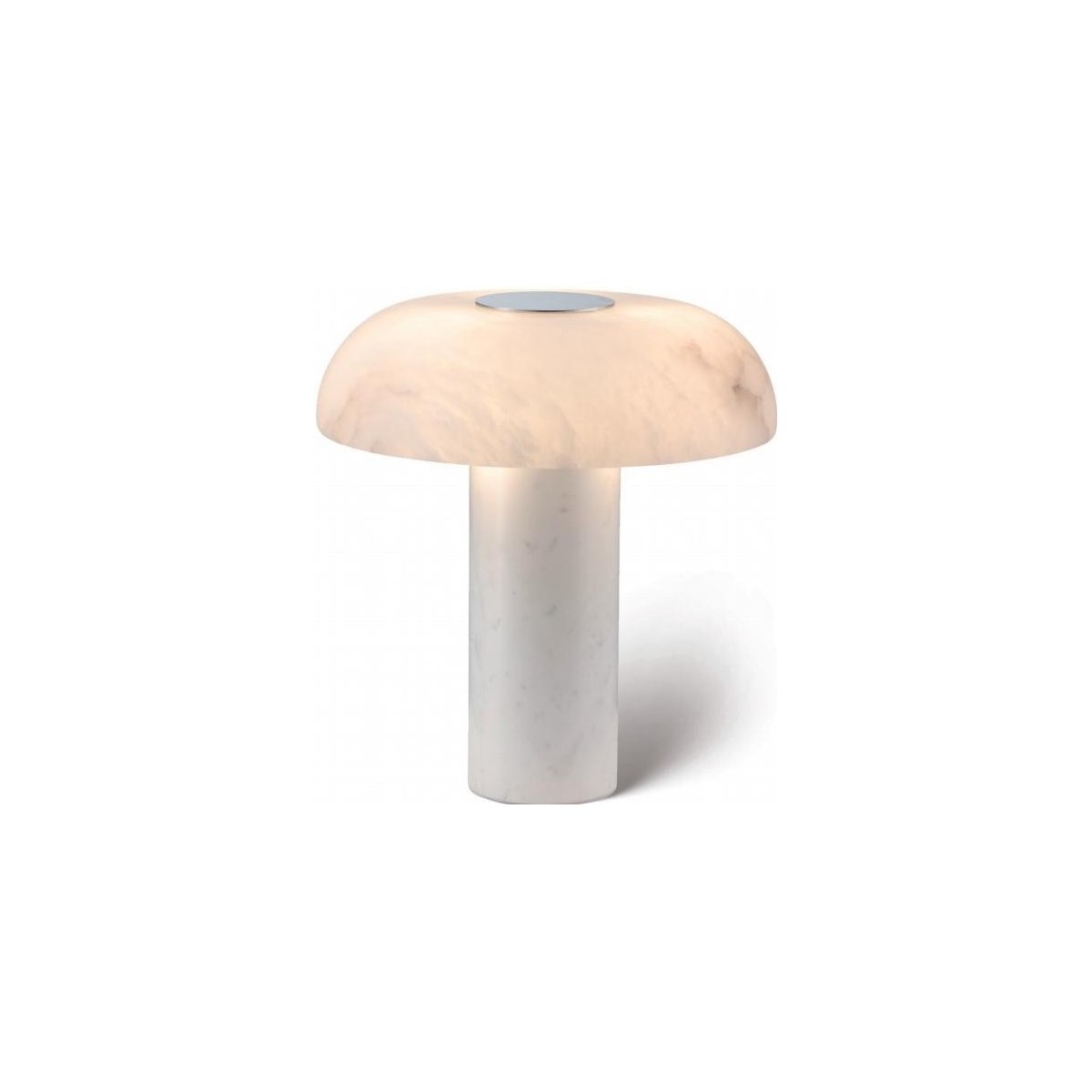 SinWay Table-040 &middot; Natural marble and Spanish alabaster table lamp
