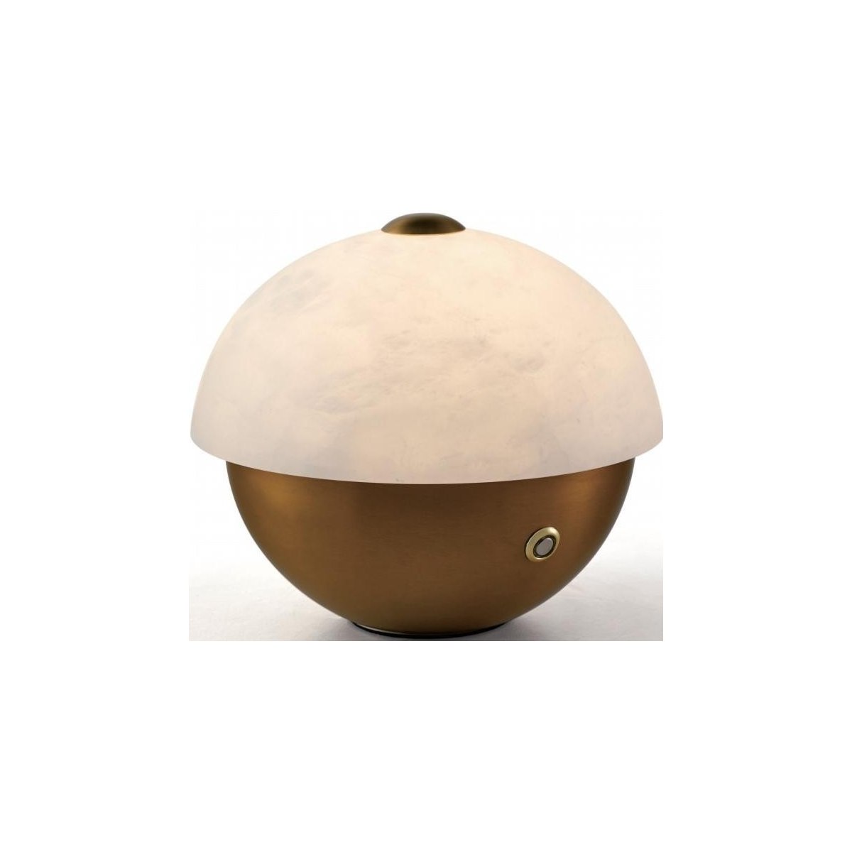 SinWay Table-066 &middot; Natural marble and Spanish alabaster table lamp