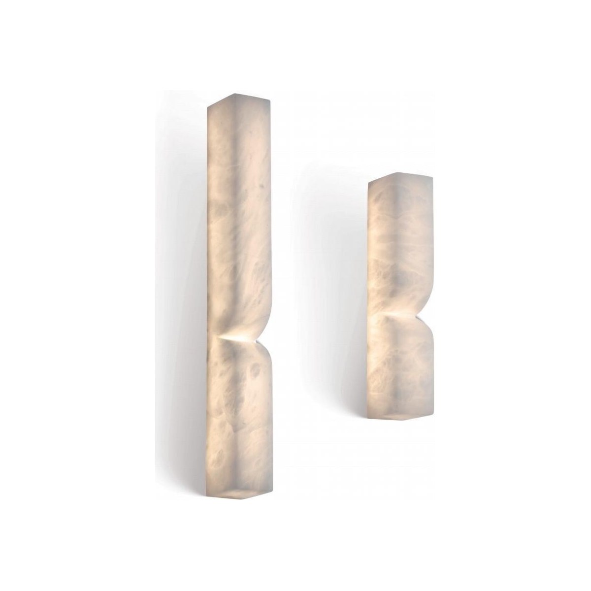 SinWay Wall-080 &middot; Natural marble and Spanish alabaster wall light