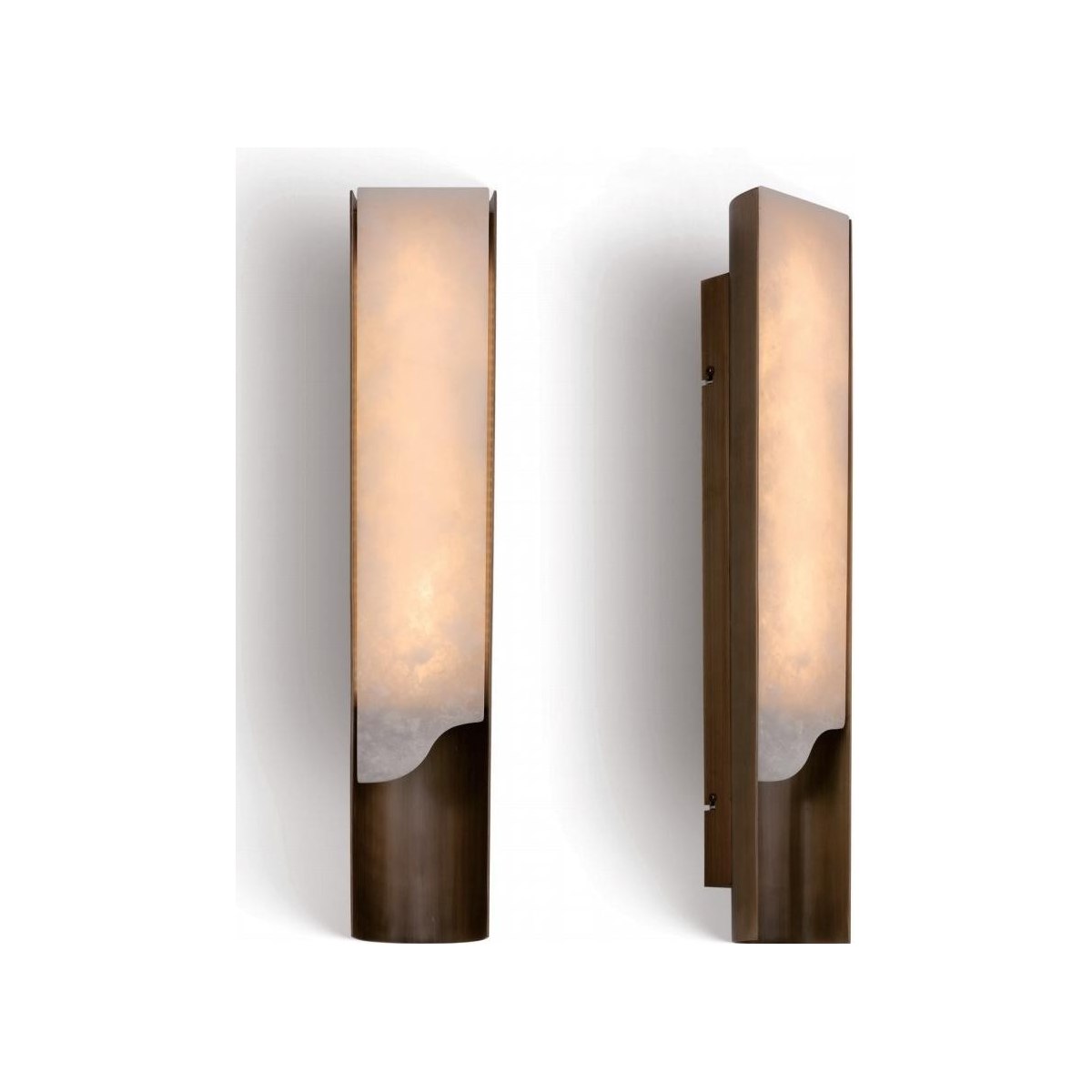 SinWay Wall-076 &middot; Natural marble and Spanish alabaster wall light
