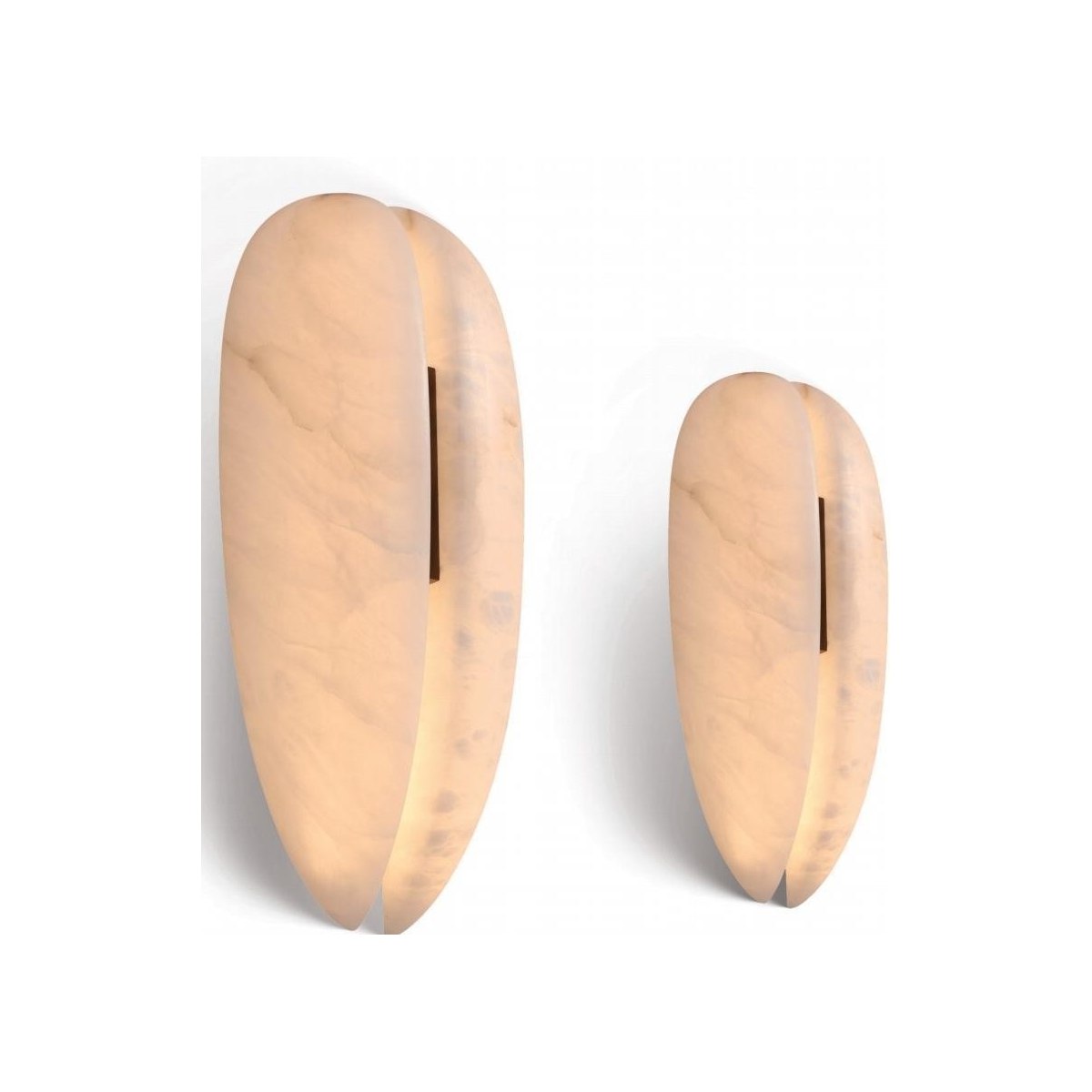 SinWay Wall-086 &middot; Natural marble and Spanish alabaster wall light