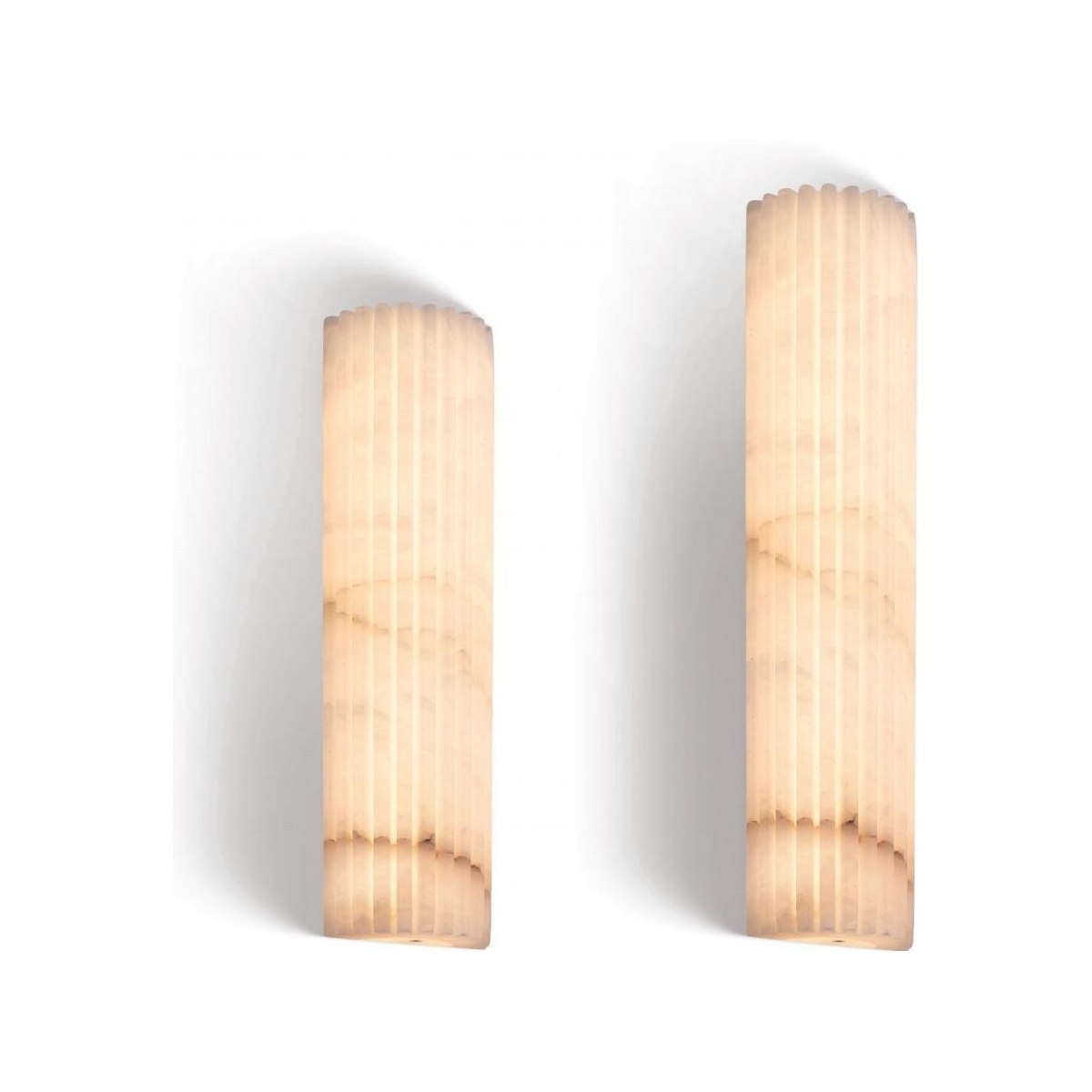 SinWay Wall-081 &middot; Natural marble and Spanish alabaster wall light