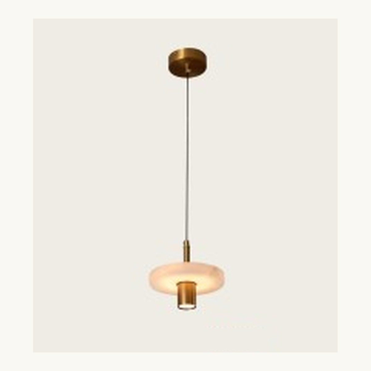 SinWay Pendant-010 &middot; Natural marble and Spanish alabaster pendant light