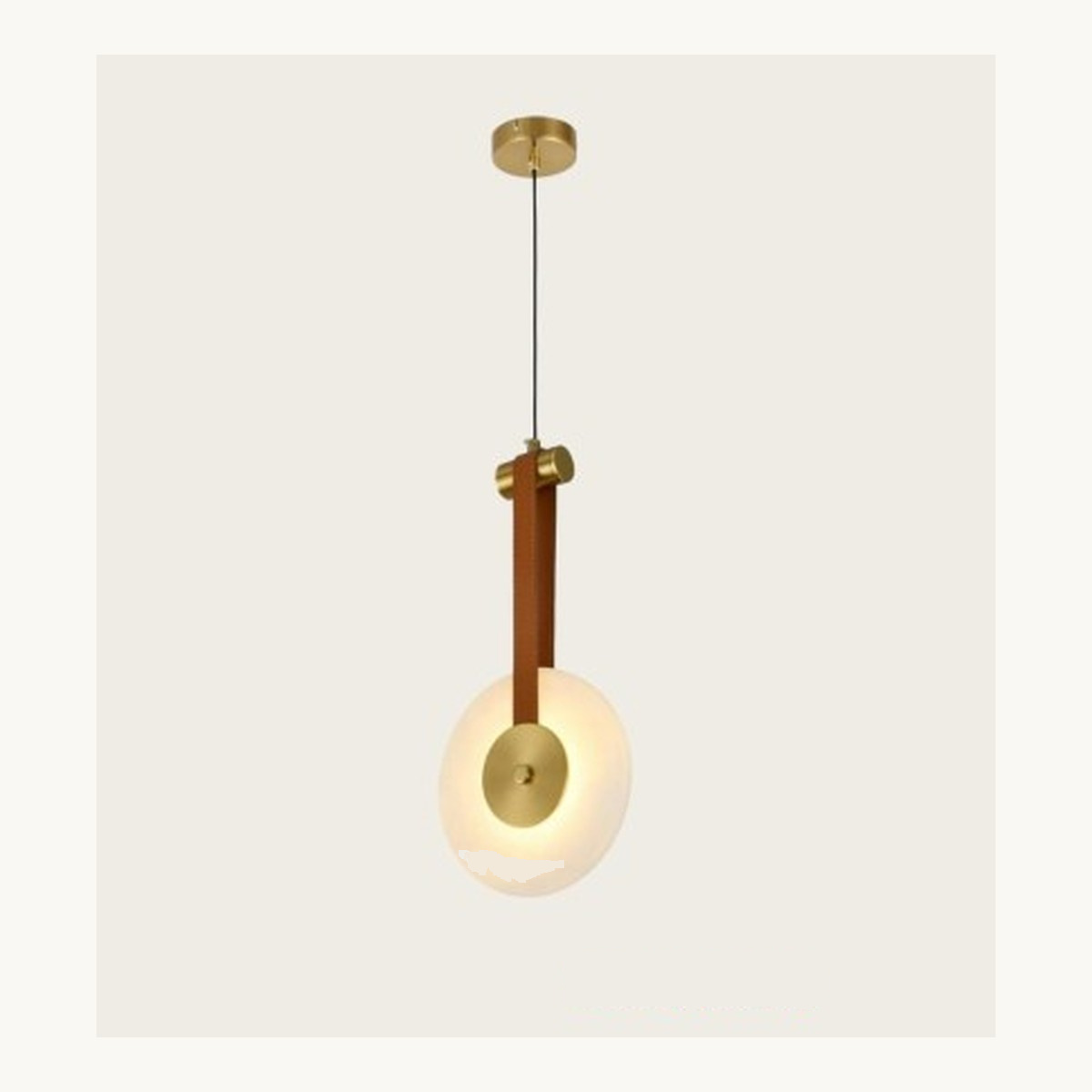 SinWay Pendant-012 &middot; Natural marble and Spanish alabaster pendant light