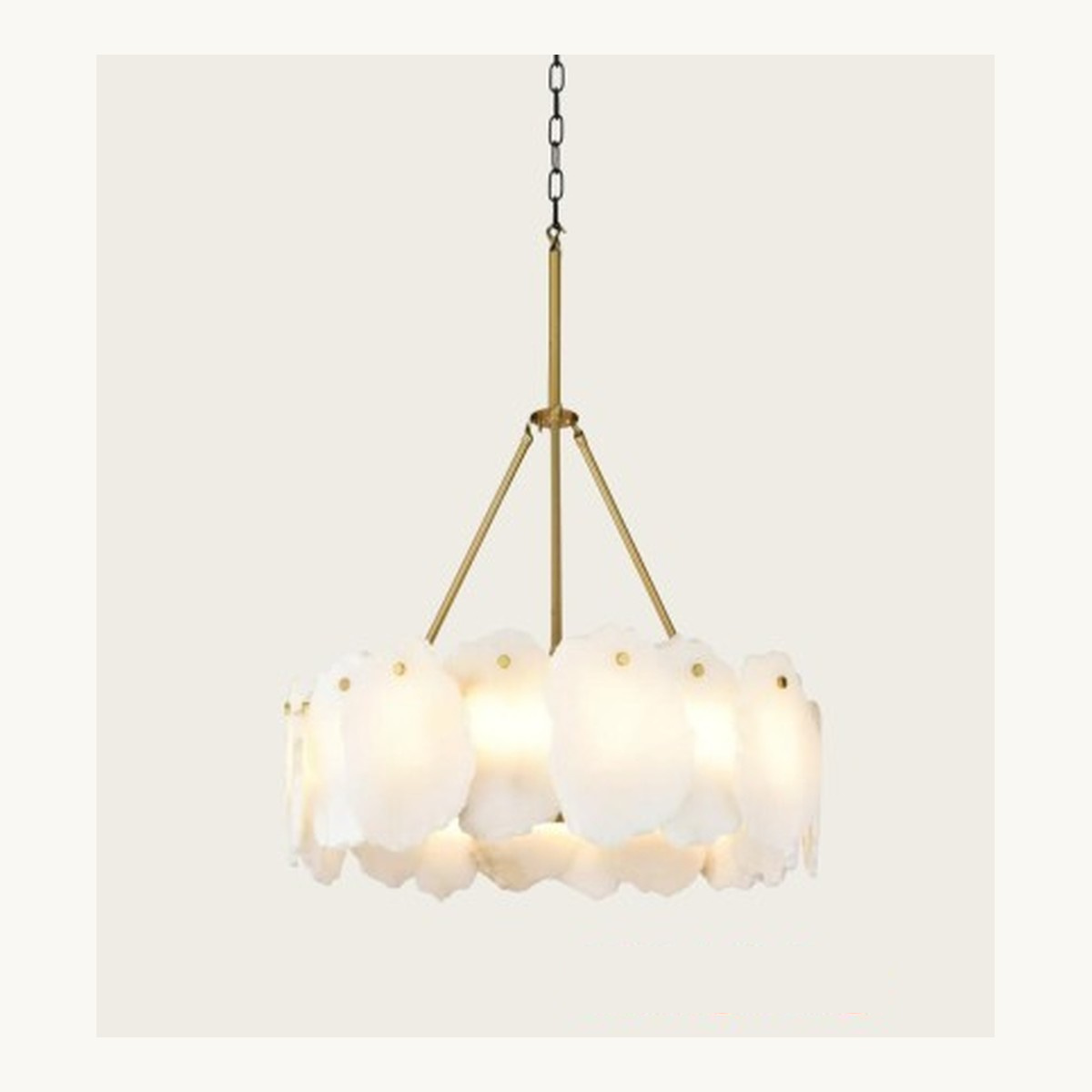SinWay Pendant-016 &middot; Natural marble and Spanish alabaster pendant light