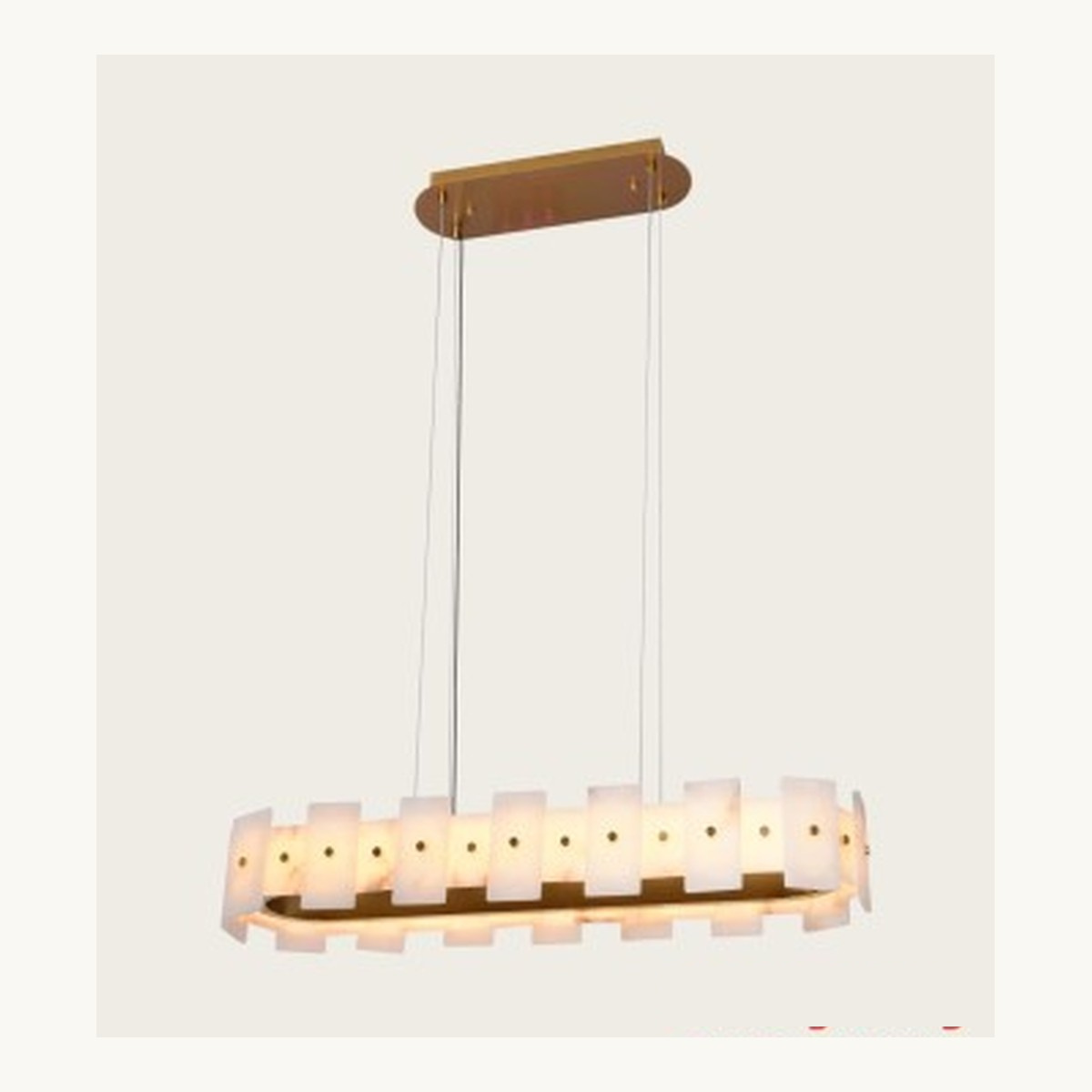 SinWay Pendant-021 &middot; Natural marble and Spanish alabaster pendant light