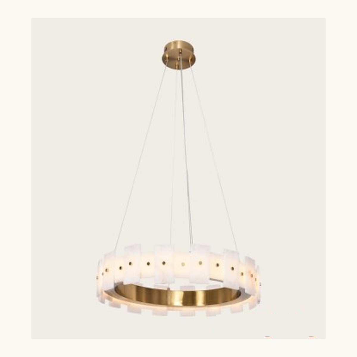 SinWay Pendant-023 &middot; Natural marble and Spanish alabaster pendant light