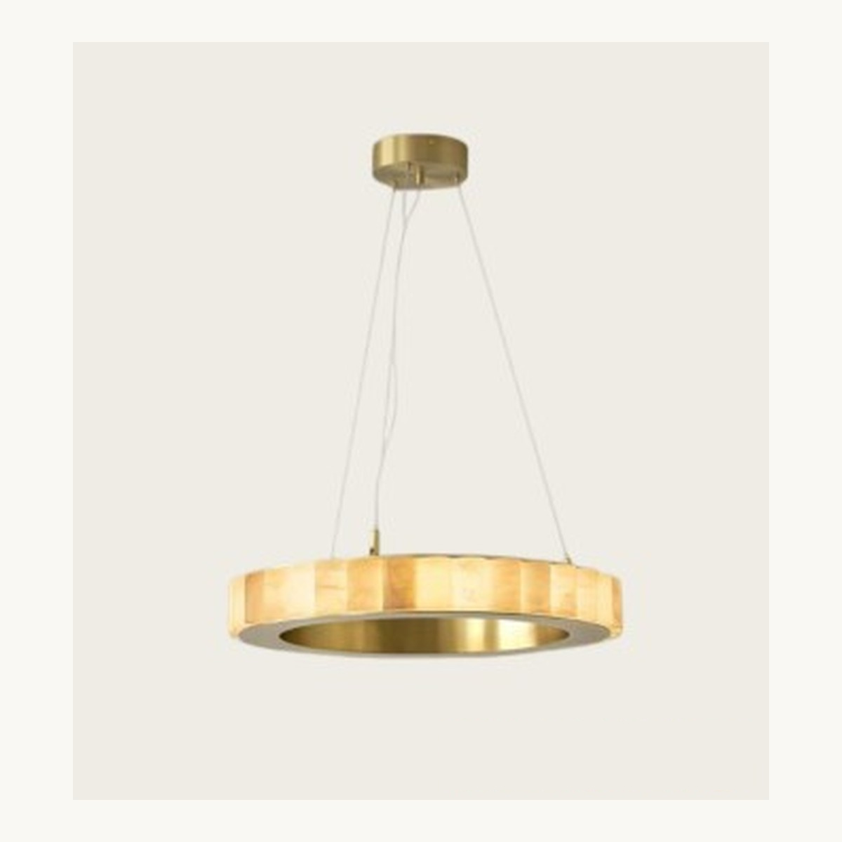 SinWay Pendant-024 &middot; Natural marble and Spanish alabaster pendant light