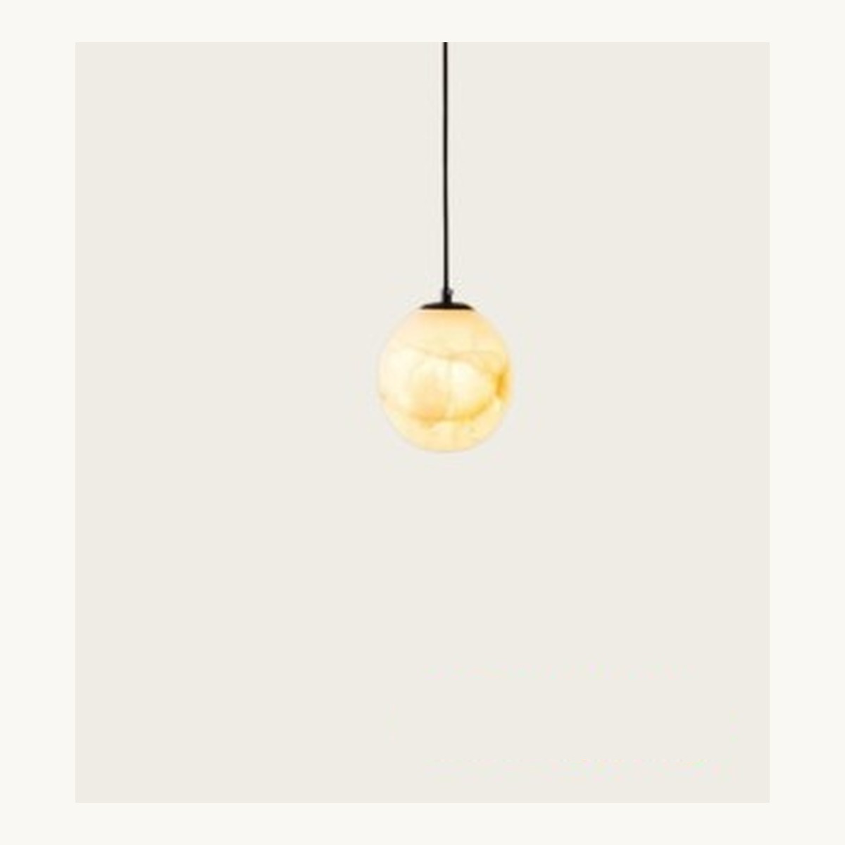 SinWay Pendant-034 &middot; Natural marble and Spanish alabaster pendant light