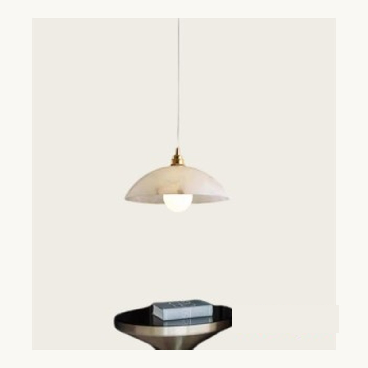 SinWay Pendant-035 &middot; Natural marble and Spanish alabaster pendant light