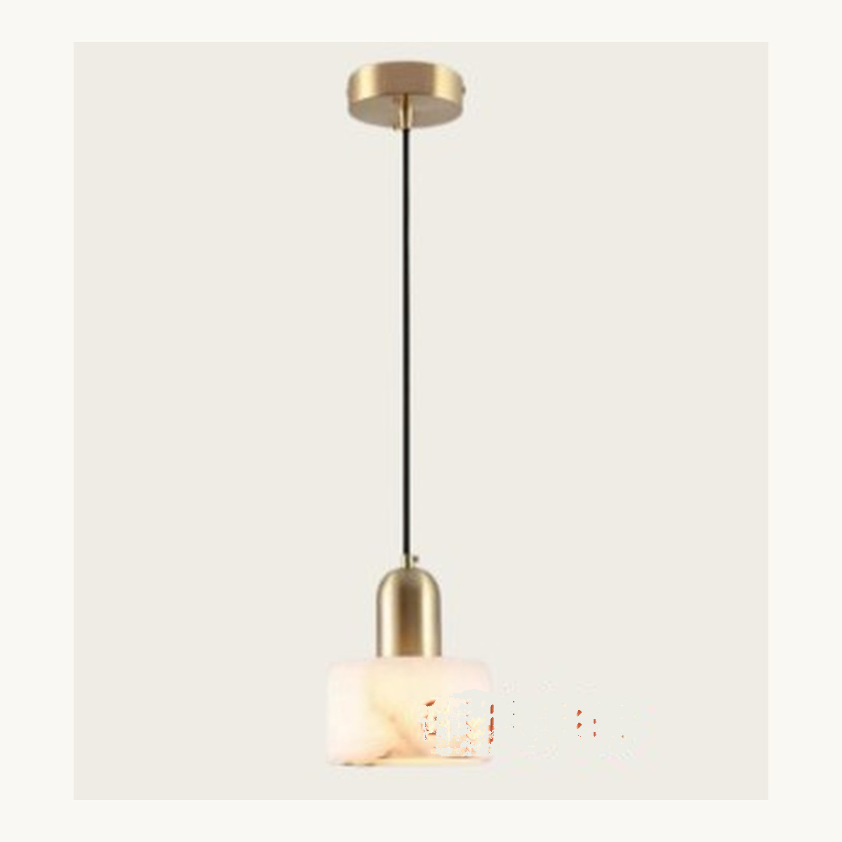 SinWay Pendant-036 &middot; Natural marble and Spanish alabaster pendant light