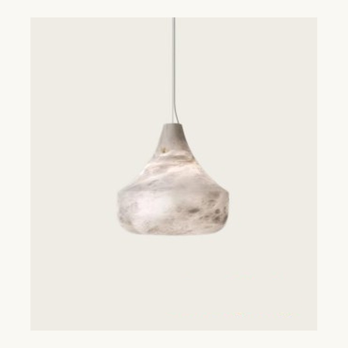 SinWay Pendant-039 &middot; Natural marble and Spanish alabaster pendant light