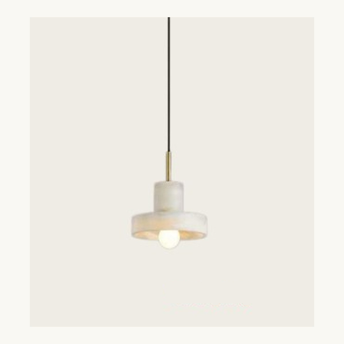 SinWay Pendant-040 &middot; Natural marble and Spanish alabaster pendant light
