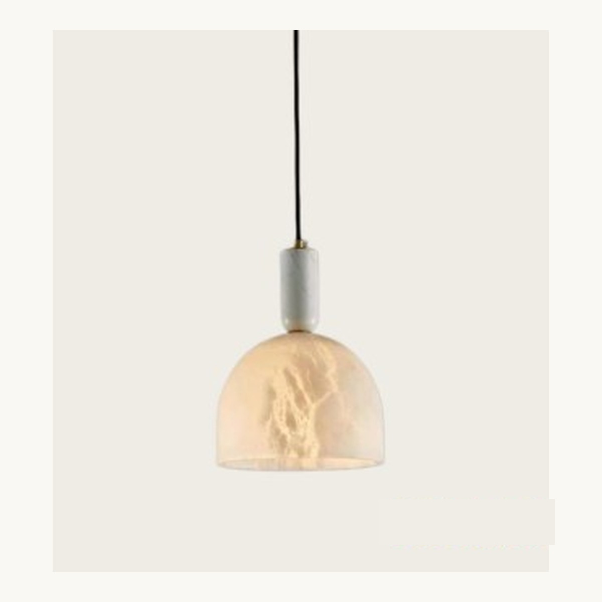 SinWay Pendant-042 &middot; Natural marble and Spanish alabaster pendant light