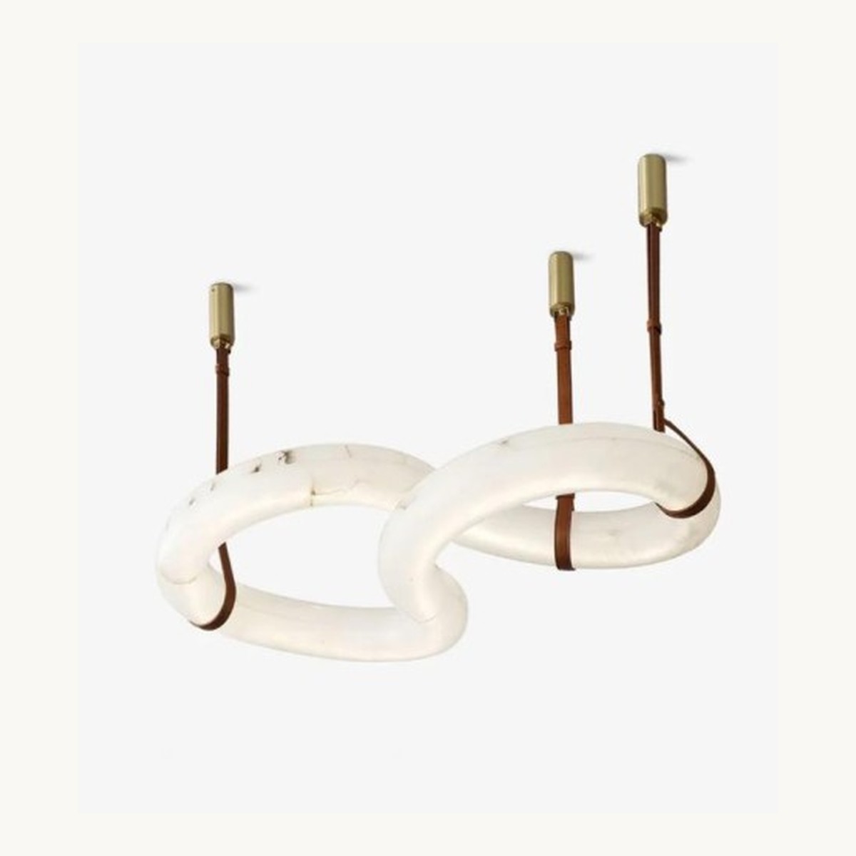 SinWay Pendant-047 &middot; Natural marble and Spanish alabaster pendant light