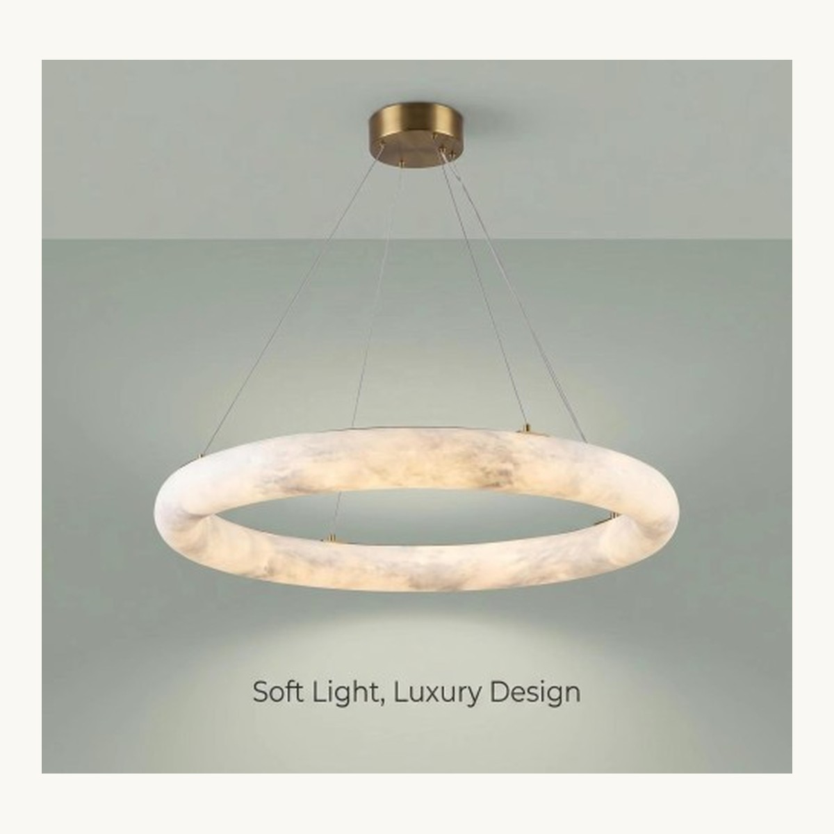 SinWay Pendant-048 &middot; Natural marble and Spanish alabaster pendant light