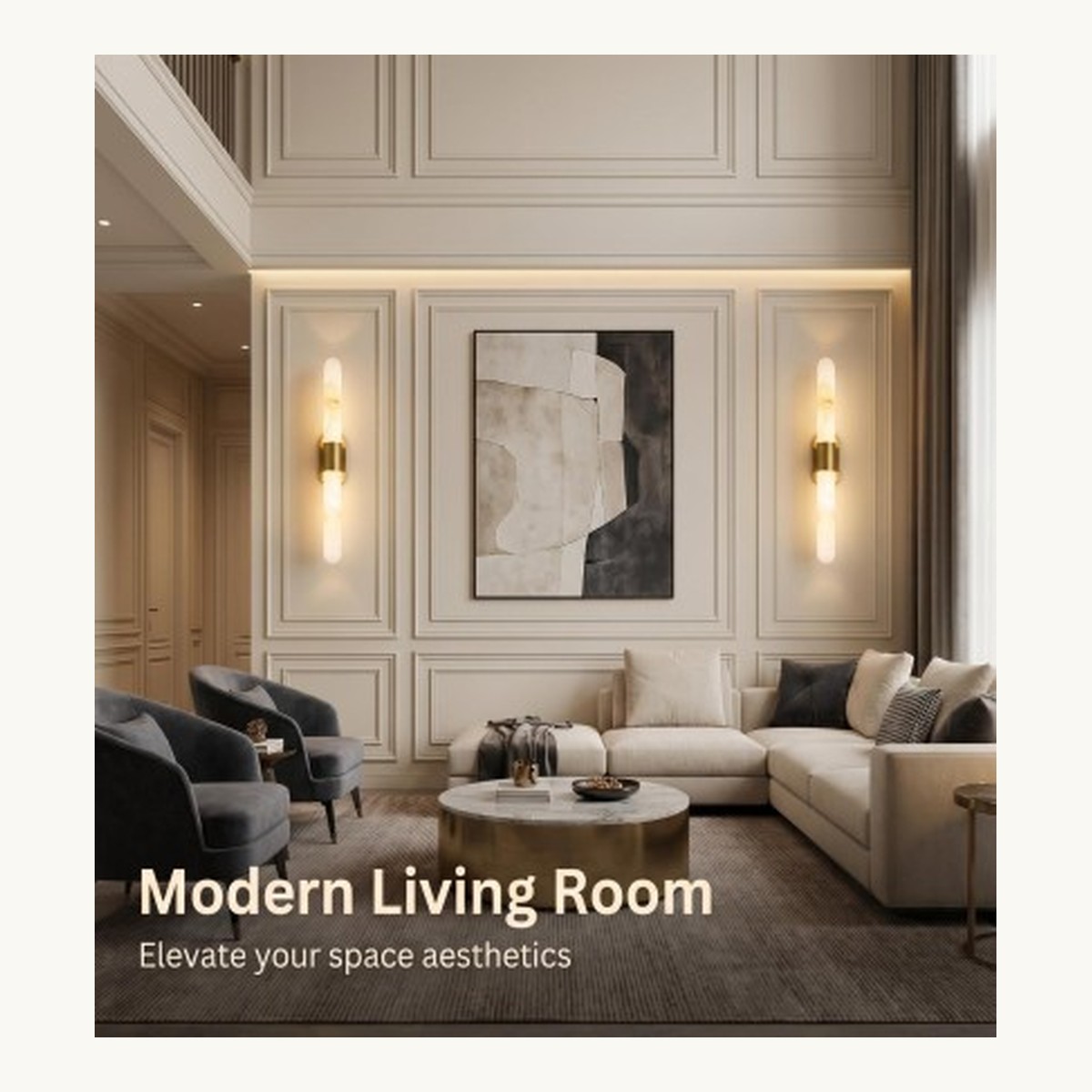 SinWay Wall-005 &middot; Natural marble and Spanish alabaster wall light