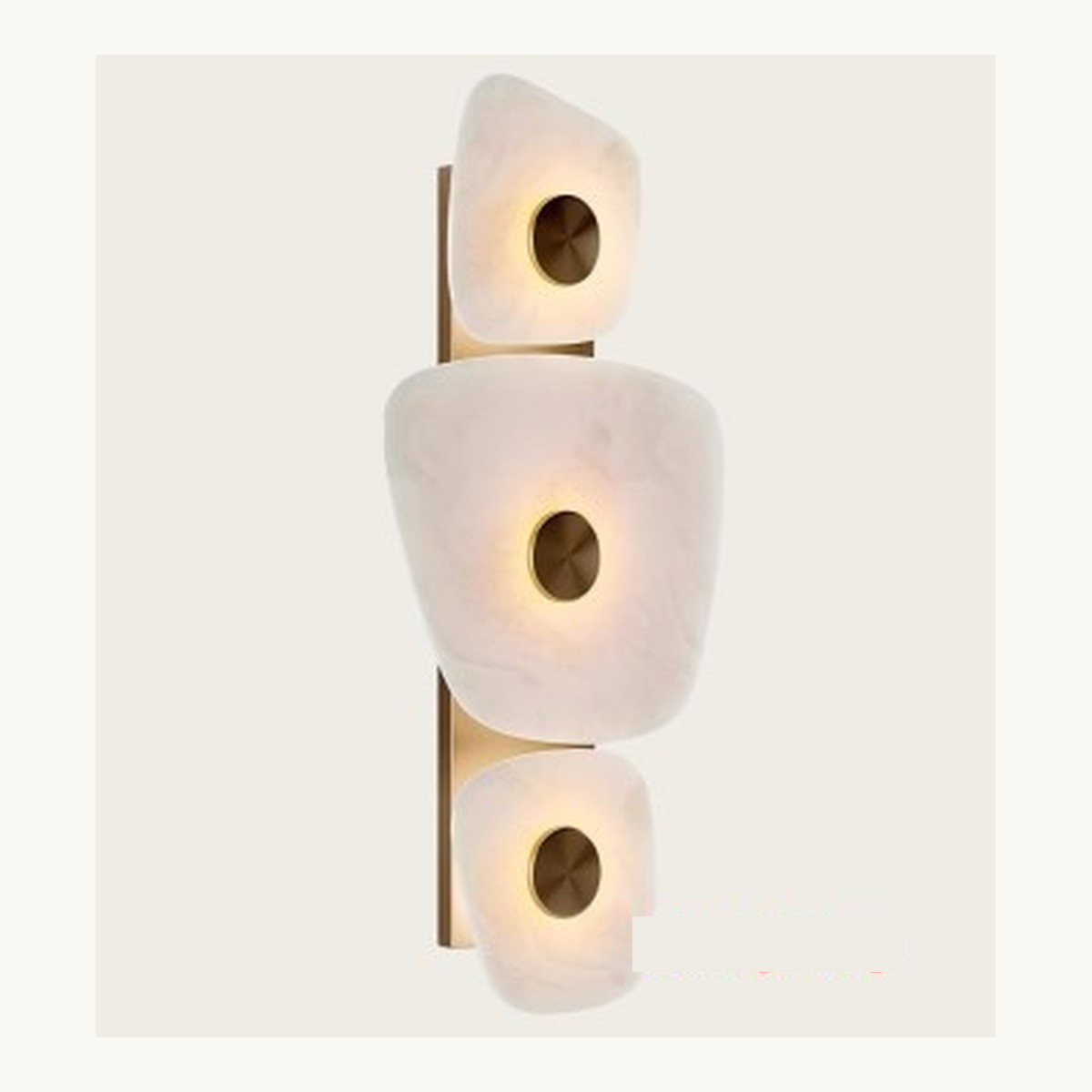 SinWay Wall-055 &middot; Natural marble and Spanish alabaster wall light