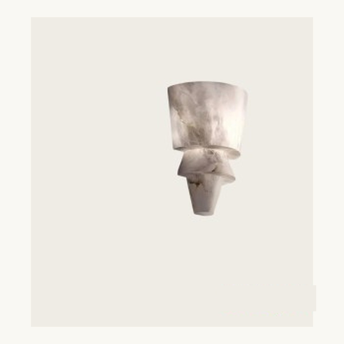 SinWay Wall-057 &middot; Natural marble and Spanish alabaster wall light