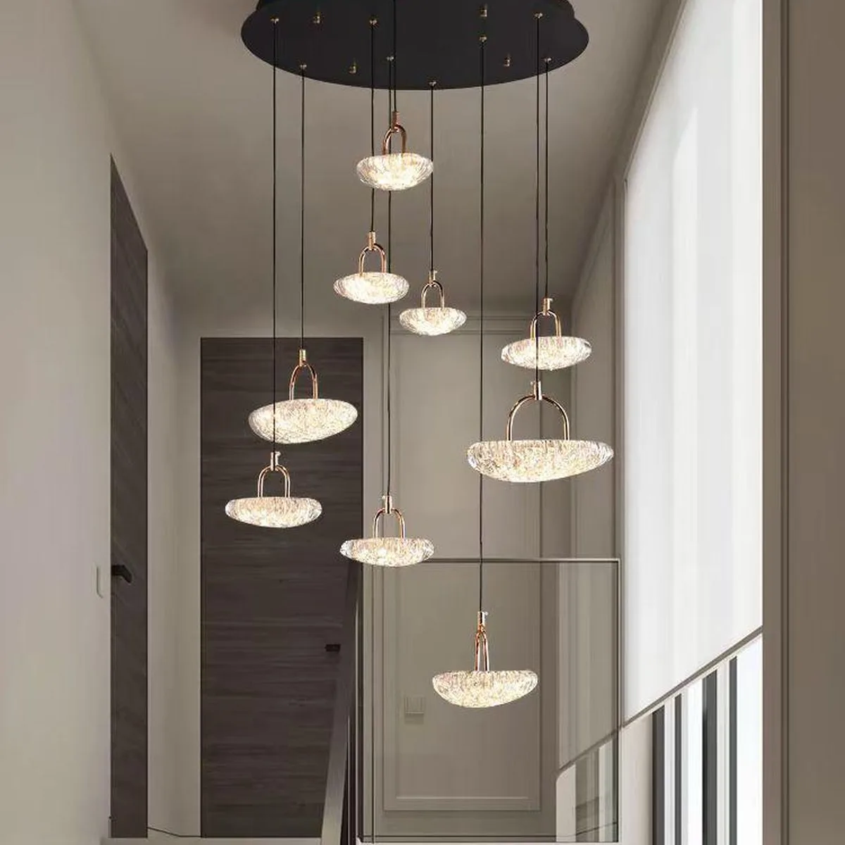 SinWay sinway-murano-144 · Murano Style Crystal Pendant Lamp