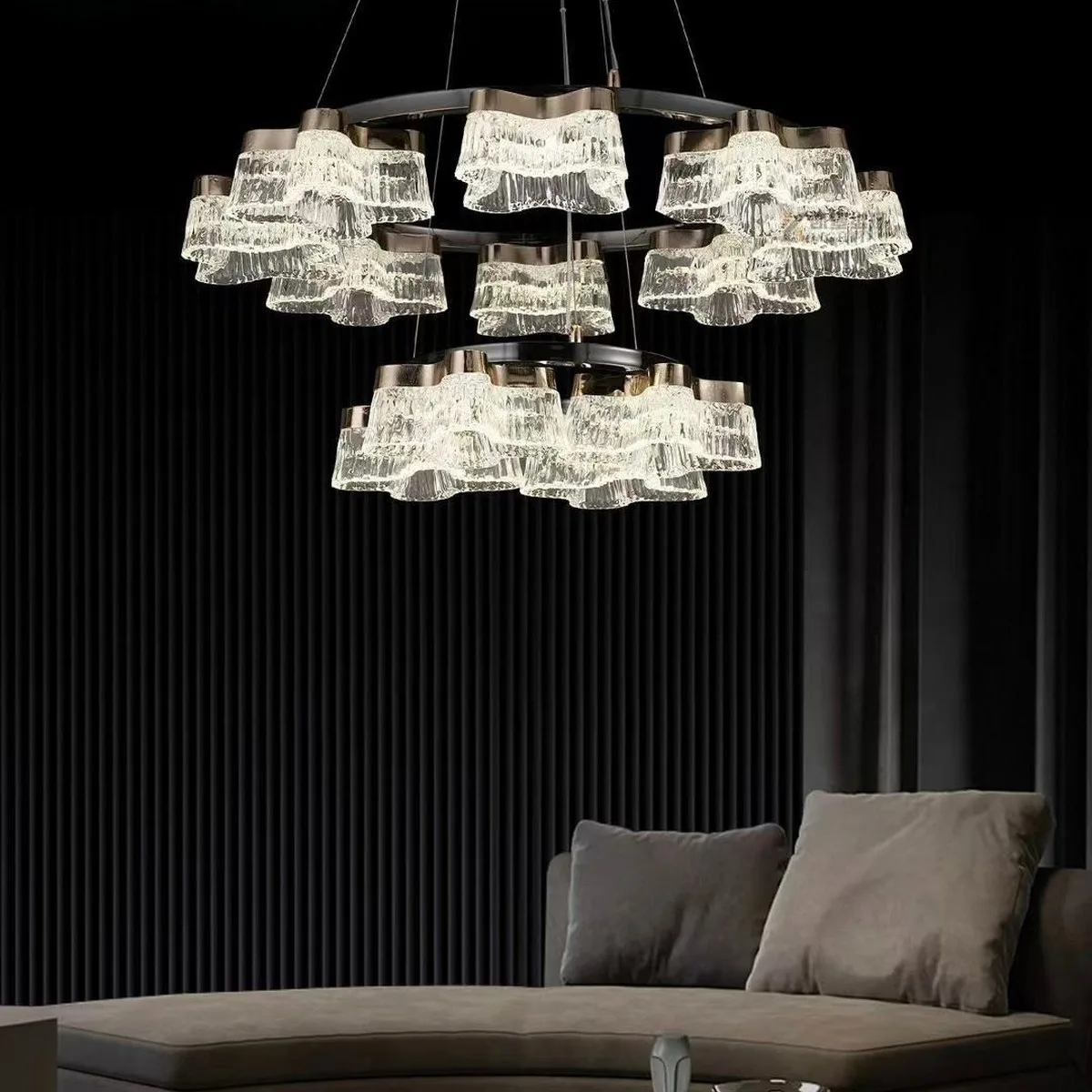 SinWay sinway-murano-186 · Murano Style Crystal Pendant Lamp