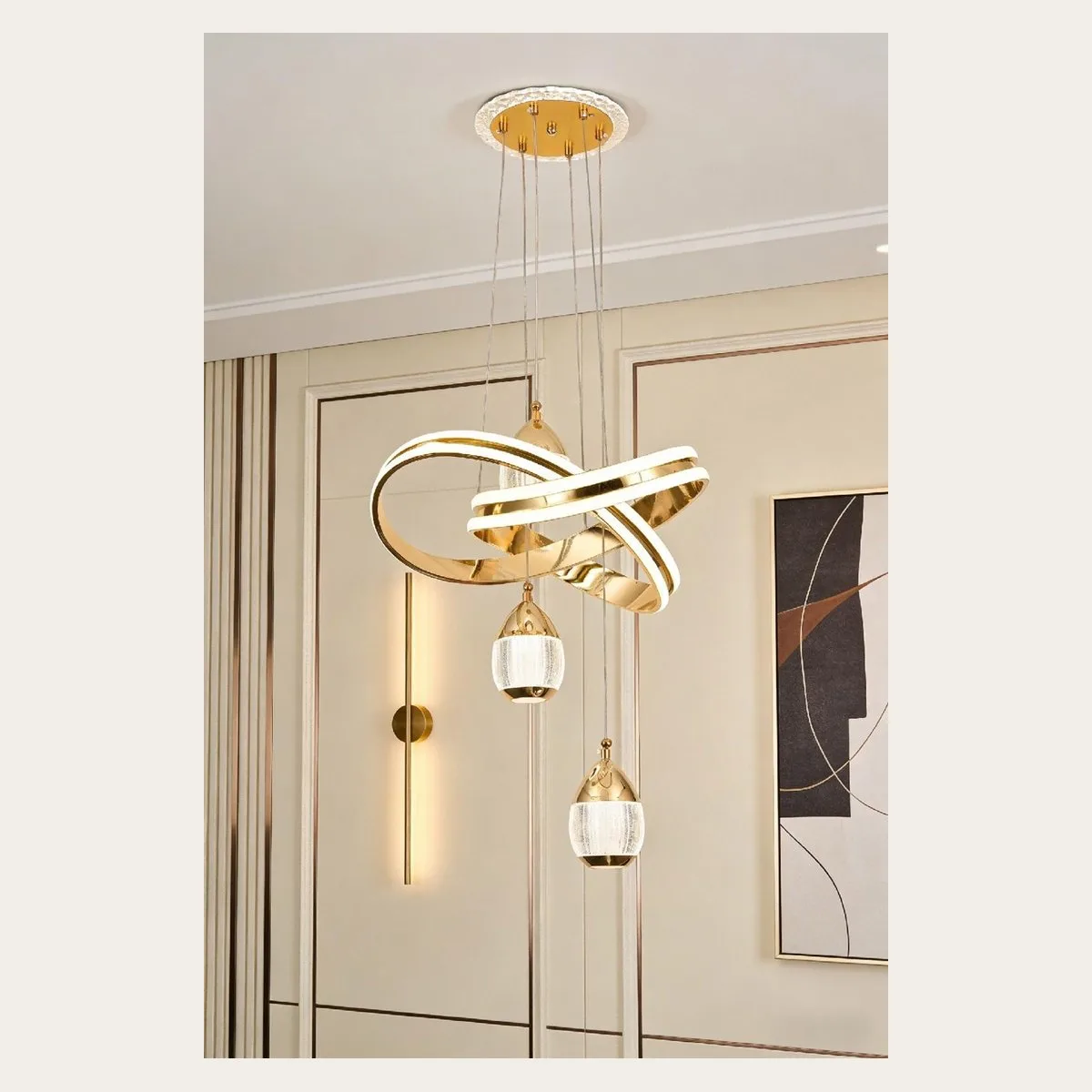 SinWay sinway-alu-pendant-013 · Aluminum & Acrylic Wall Lamp