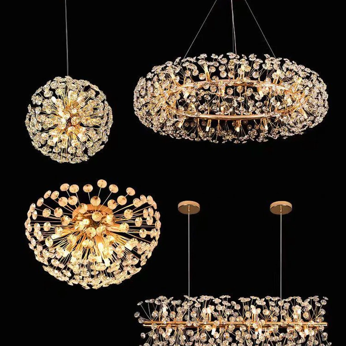 SinWay sinway-murano-136 · Murano Style Crystal Pendant Lamp