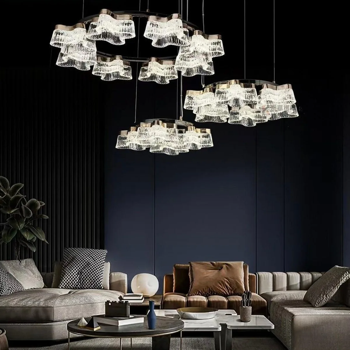 SinWay sinway-murano-185 · Murano Style Crystal Pendant Lamp
