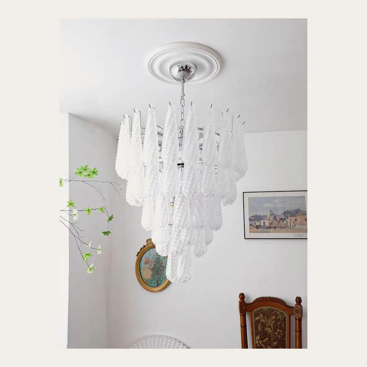 SinWay sinway-murano-010 · Murano Style Crystal Pendant Lamp