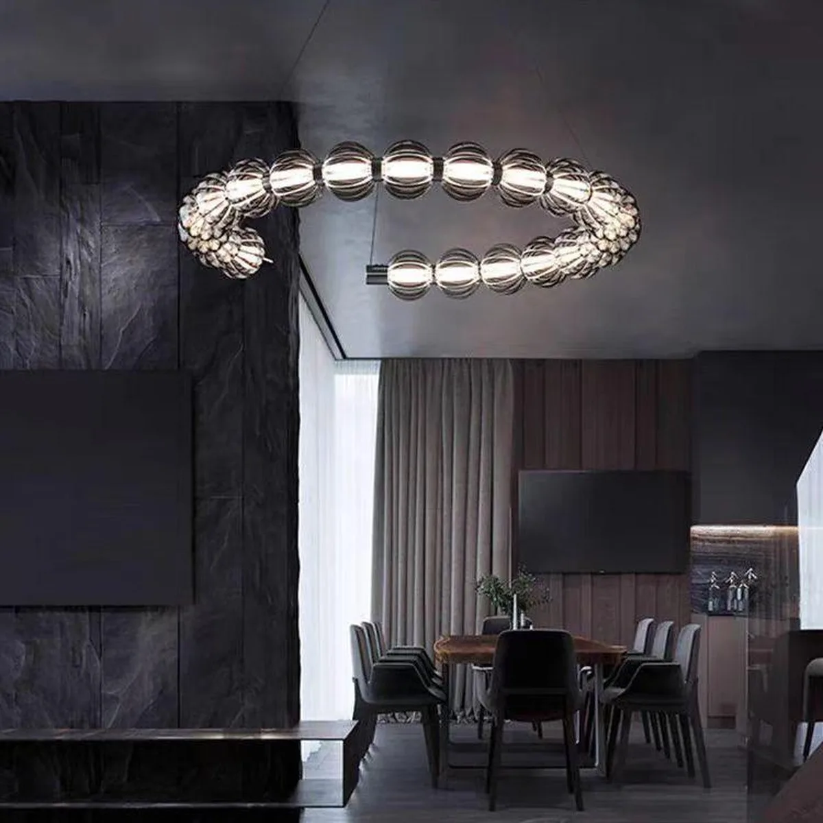 SinWay sinway-murano-066 · Murano Style Crystal Pendant Lamp