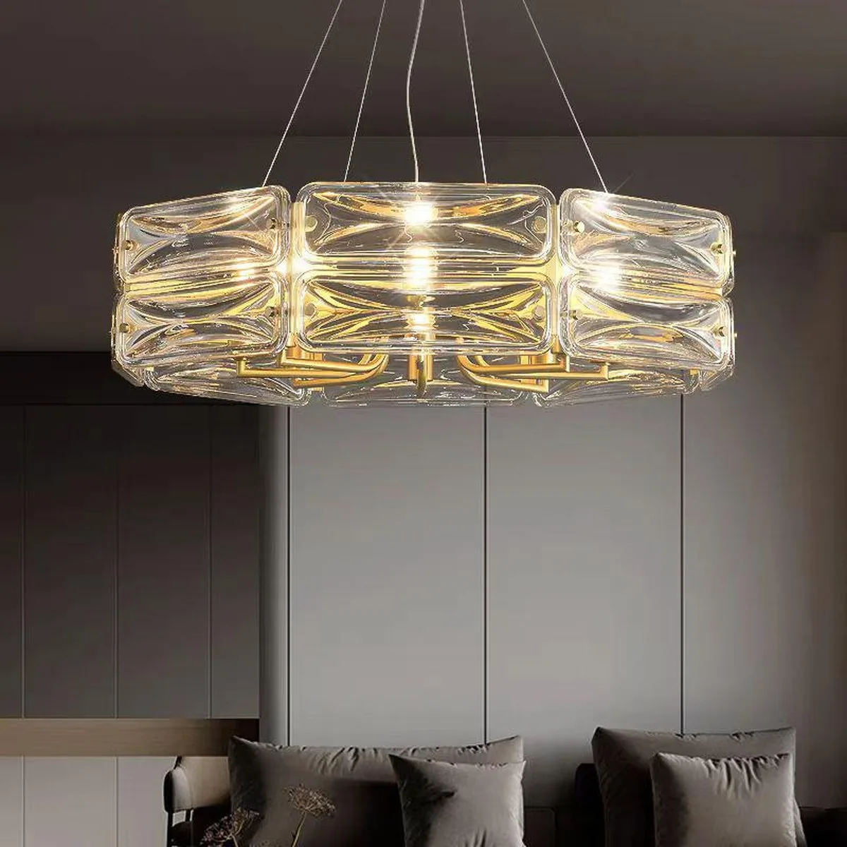SinWay sinway-murano-036 · Murano Style Crystal Pendant Lamp
