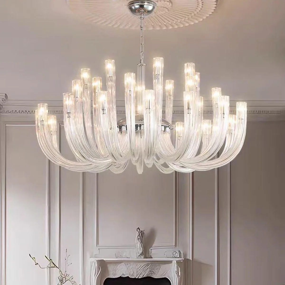 SinWay sinway-murano-099 · Murano Style Crystal Pendant Lamp