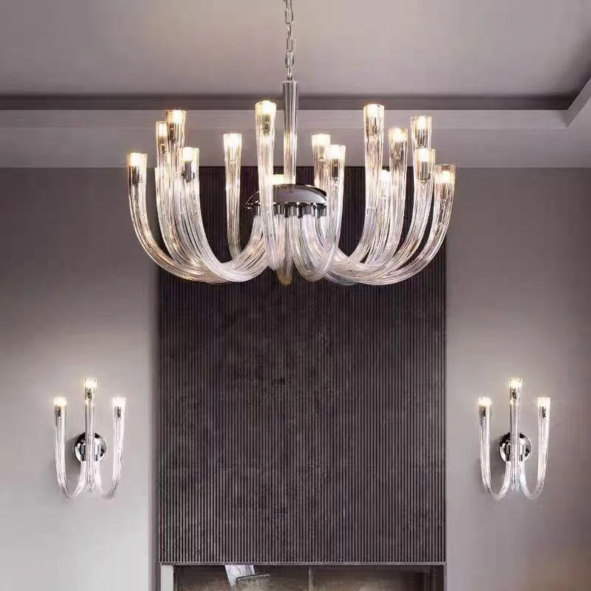 SinWay sinway-murano-097 · Murano Style Crystal Pendant Lamp