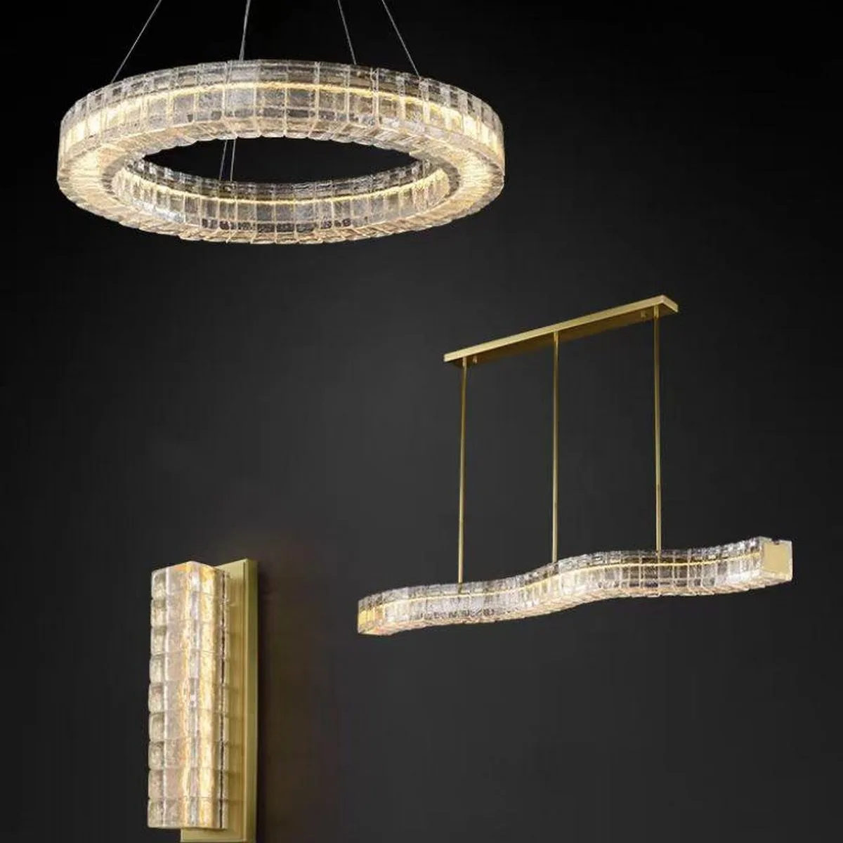 SinWay sinway-murano-114 · Murano Style Crystal Pendant Lamp