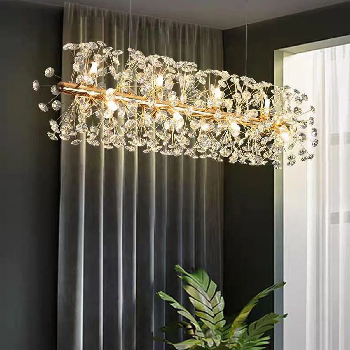 SinWay sinway-murano-137 · Murano Style Crystal Pendant Lamp