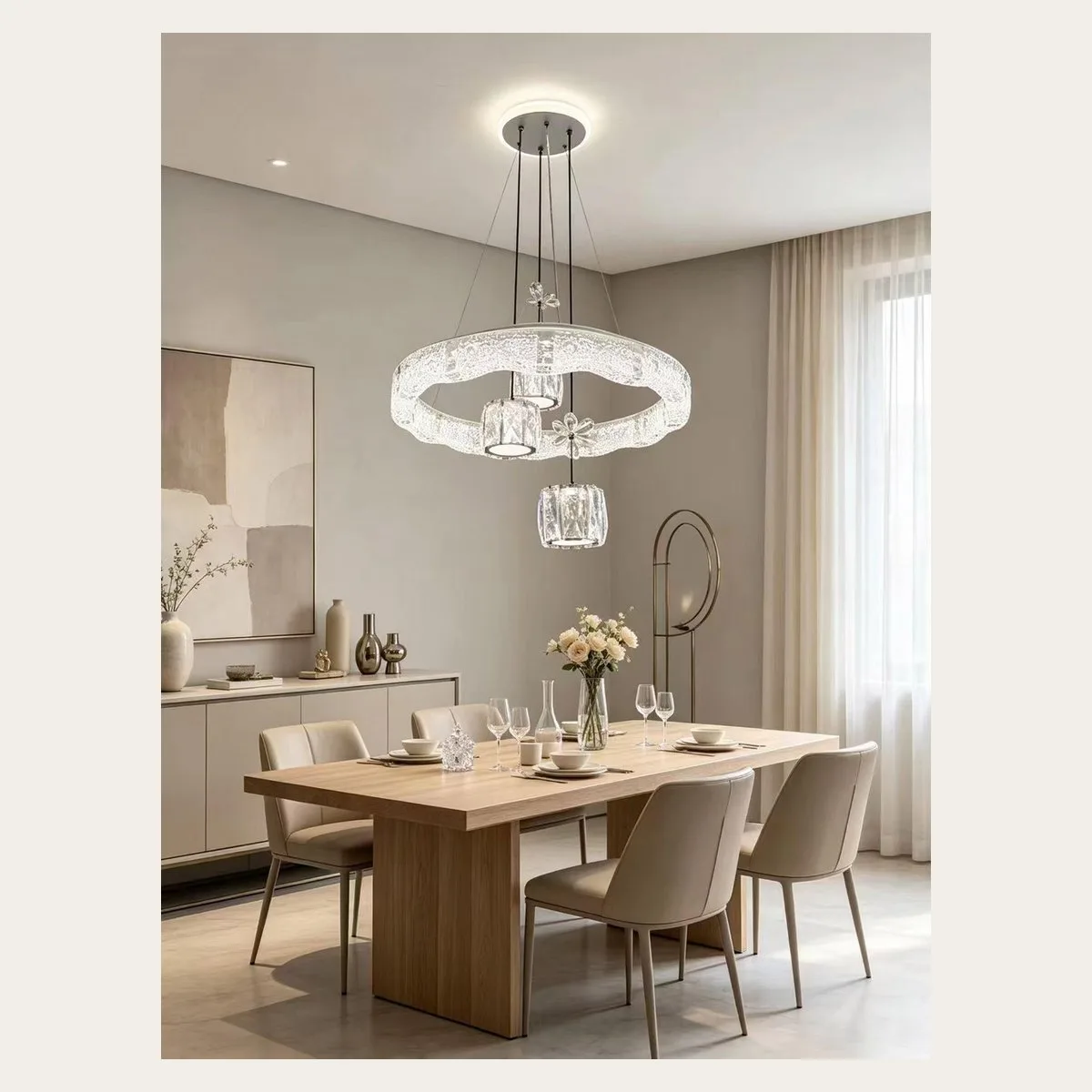 SinWay sinway-alu-pendant-035 &middot; Aluminum & Acrylic Pendant Lamp