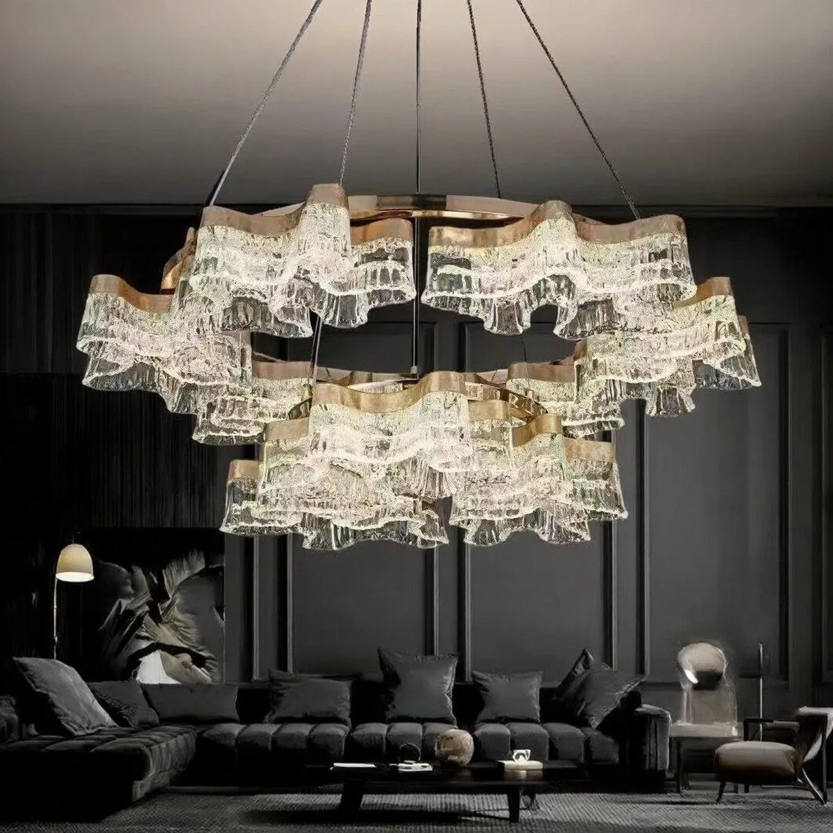 SinWay sinway-murano-183 · Murano Style Crystal Pendant Lamp