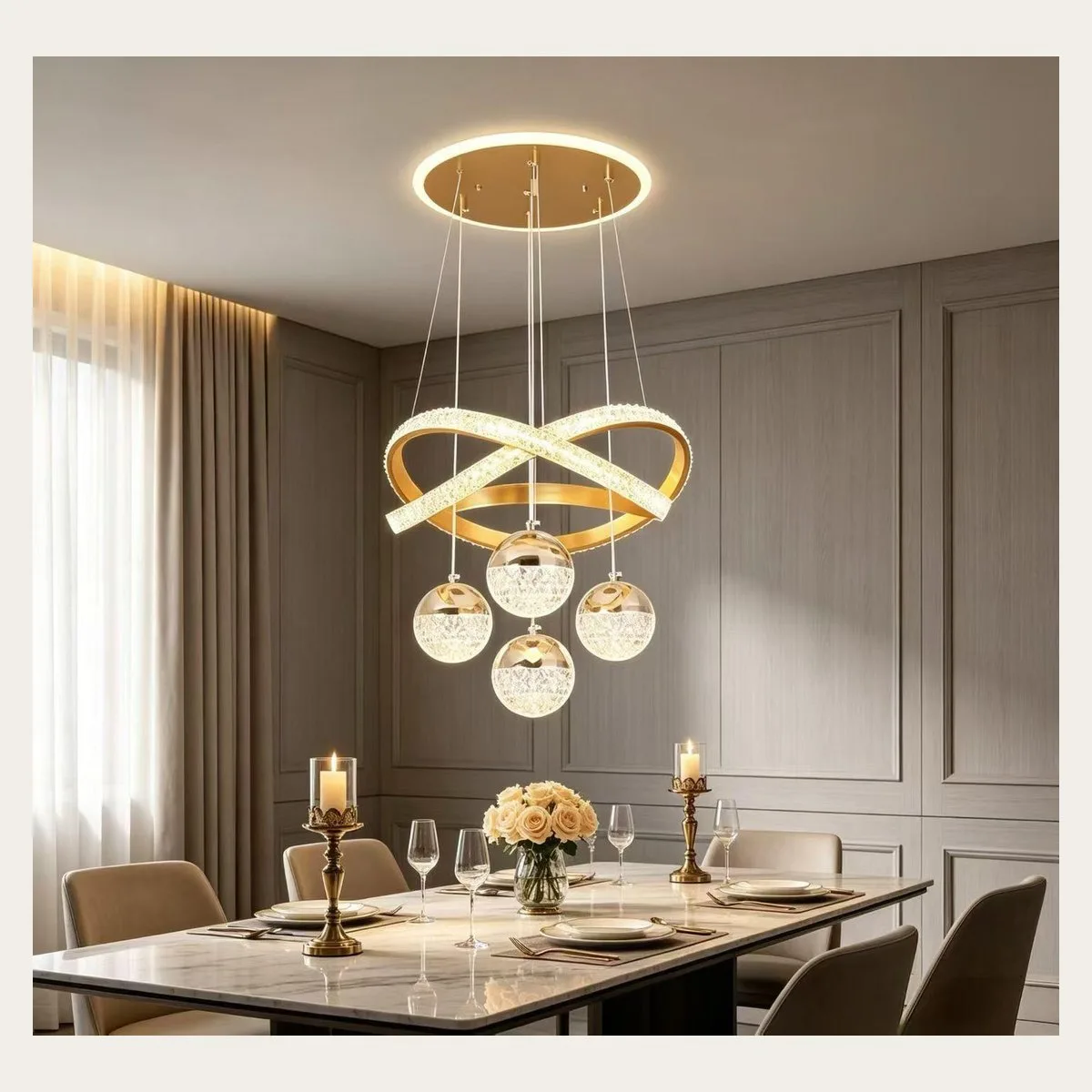 SinWay sinway-alu-pendant-034 &middot; Aluminum & Acrylic Pendant Lamp