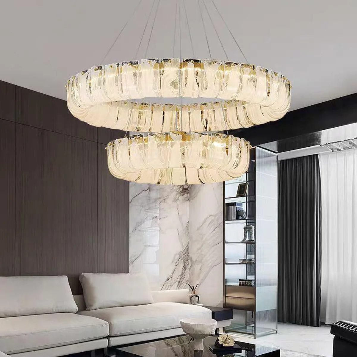 SinWay sinway-murano-132 · Murano Style Crystal Pendant Lamp