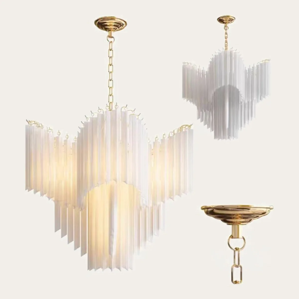 SinWay sinway-murano-156 · Murano Style Crystal Pendant Lamp