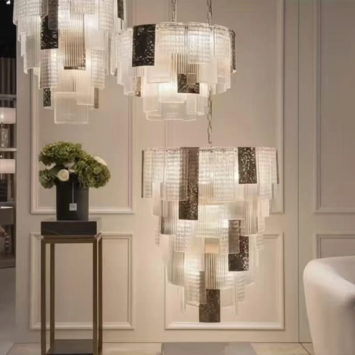 SinWay sinway-murano-217 · Murano Style Crystal Pendant Lamp
